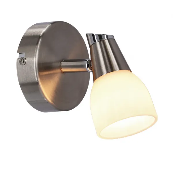 Nástenná lampa 1X40W G9 Matná/Chrómovo biela SELIA