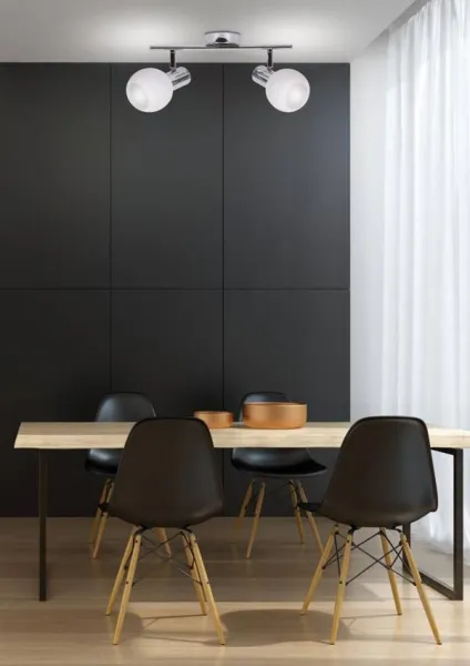 Nástenná lampa Turno E14 chróm