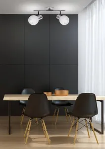 Nástenná lampa Turno E14 chróm