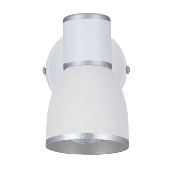 Nástenná lampa 1xE14 biela+chróm FIDO