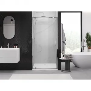 MEXEN/S - Exo sprchové dvere krídlové 100, transparent, chróm 8181-100-000-01-00