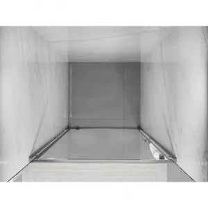 MEXEN/S - Exo sprchové dvere krídlové 100, transparent, chróm 8181-100-000-01-00