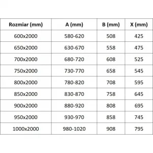 MEXEN/S - Exo sprchové dvere krídlové 100, transparent, chróm 8181-100-000-01-00