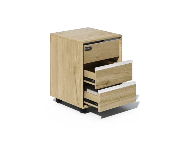 Kancelárska zostava pre 4 osoby Houseland Profit Max 02 2814 dub/biela