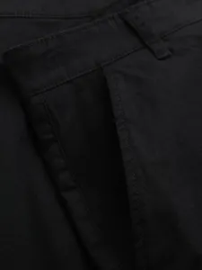 Pánske štýlové kraťasy chinos- čierne