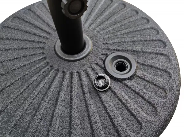 Podstavec pod slnečník Houseland Bixi 56 cm čierny