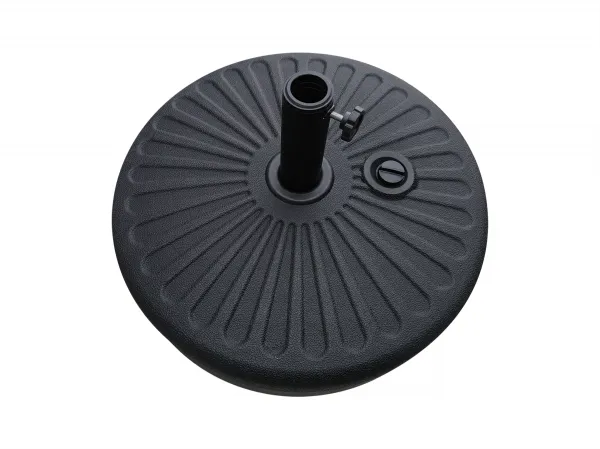 Podstavec pod slnečník Houseland Bixi 56 cm čierny