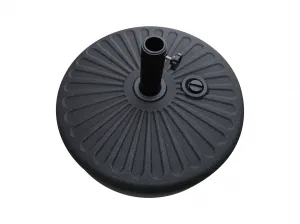 Podstavec pod slnečník Houseland Bixi 56 cm čierny