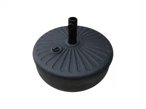 Podstavec pod slnečník Houseland Bixi 56 cm čierny