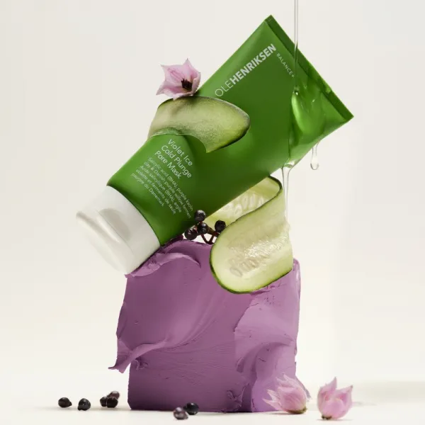 OLEHENRIKSEN Balance+ Violet Ice Cold Plunge Pore Mask detoxikačná a čistiaca maska 90 g