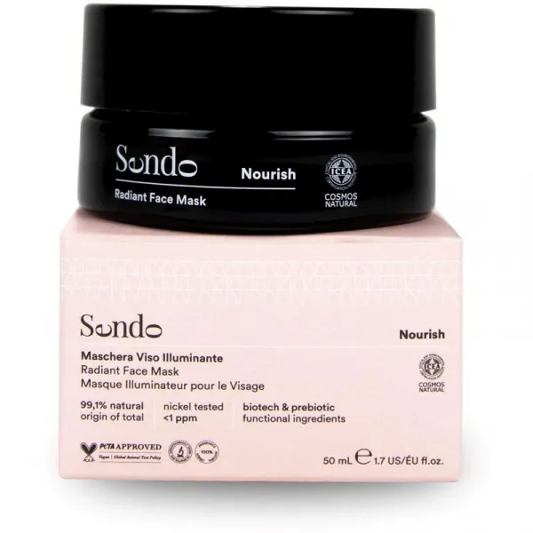 Sendo Nourish Radiant Face Mask rozjasňujúca maska na tvár 50 ml