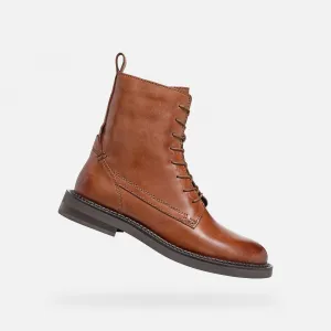 Light Brown Women's Ankle Boots Geox Serilda - Women's