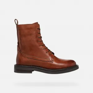 Light Brown Women's Ankle Boots Geox Serilda - Women's