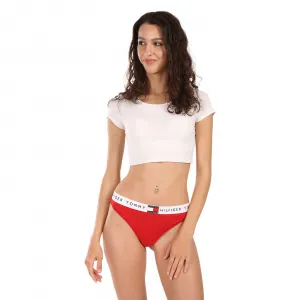Dámska tangá Tommy Hilfiger červená (UW0UW06039 XLG) S