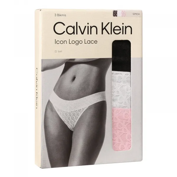3PACK dámske nohavičky Calvin Klein viacfarebné (QD5305-W5T) S