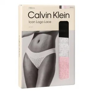 3PACK dámske nohavičky Calvin Klein viacfarebné (QD5305-W5T) S