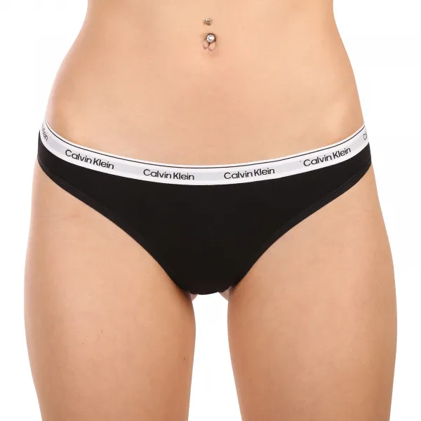 3PACK dámske tangá Calvin Klein viacfarebná (QD5209E-WAC) S