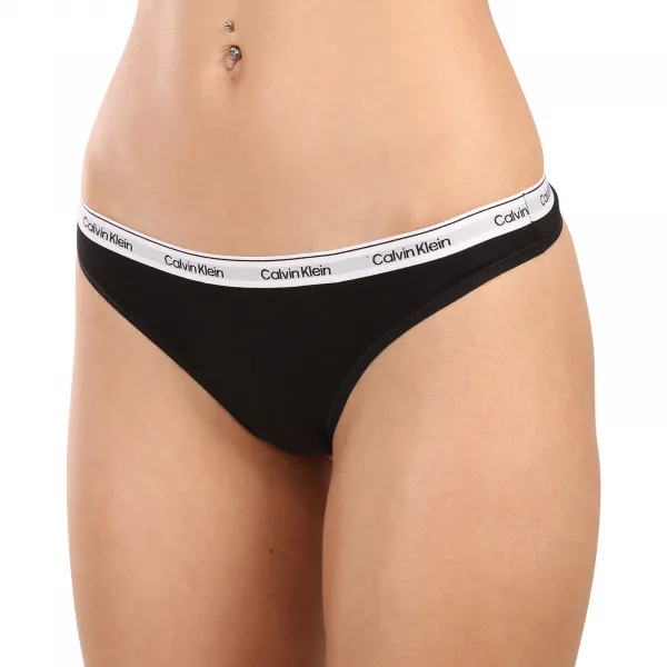 3PACK dámske tangá Calvin Klein viacfarebná (QD5209E-WAC) S