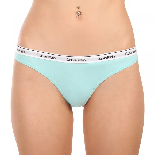 3PACK dámske tangá Calvin Klein viacfarebná (QD5209E-WAC) S