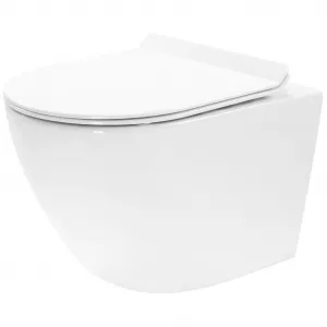 REA - Set WC závesnej misy + bidetu CARTER biely KPL-C1400