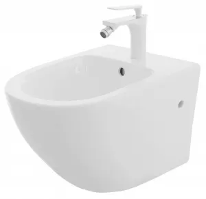 REA - Set WC závesnej misy + bidetu CARTER biely KPL-C1400
