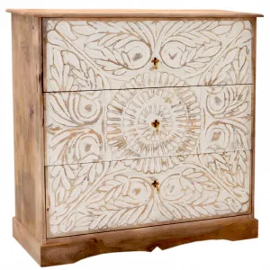 indickynabytok.sk - Komoda Sita 115x115x45 indický masív mango