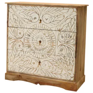 indickynabytok.sk - Komoda Sita 115x115x45 indický masív mango