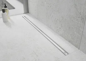 MEXEN - Flat 360 Slim podlahový žľab 70 cm otočný biela 1241070