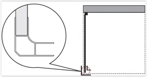 FORTE - Sprchová zástena ANTA FISSA CC - Farba rámu - Biela, Rozmer A - 100 cm, Výplň - Polystyrol 2,2 mm (acrilico) BSAFI10CCP