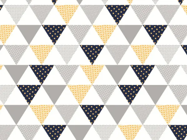 Bavlnené obliečky GEOMETRIA - SIVÁ na jednolôžko