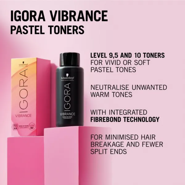 Schwarzkopf Professional IGORA Vibrance demipermanentná farba na vlasy odtieň 9,5-9 60 ml