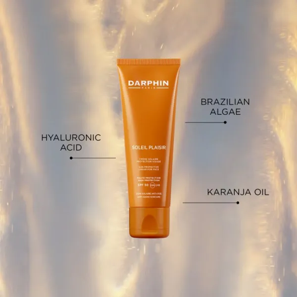 Darphin Soleil Plaisir Face SPF50 opaľovací krém na tvár SPF 50 50 ml