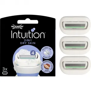 Wilkinson Sword Intuition Dry Skin náhradné žiletky 3 ks