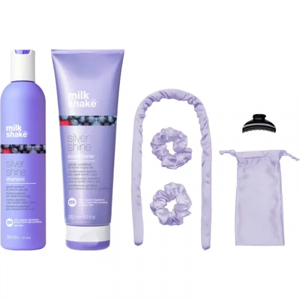 milk_shake® Silver Shine darčeková sada pre blond a melírované vlasy 1 ks