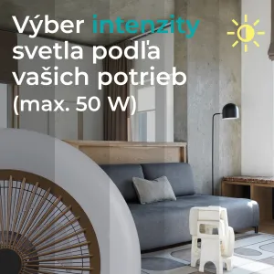 Noaton 11055G Callisto, zlatá, stropný ventilátor so svetlom