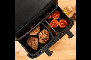Teplovzdušná fritéza Tefal Dual Easy Fry EY901N10 Čierna
