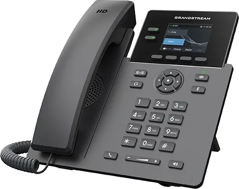 Grandstream GRP2610P SIP telefon, 2 linky, 8 VPK, barevný LCD, 2 SIP účty, PoE