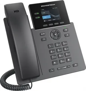 Grandstream GRP2610P SIP telefon, 2 linky, 8 VPK, barevný LCD, 2 SIP účty, PoE