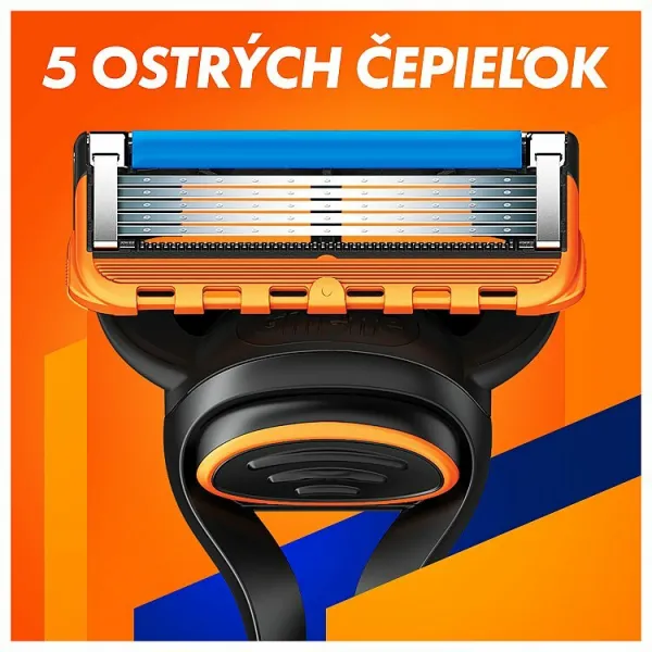 Gillette Fusion5 Holiaci Strojček pre Mužov, 1 Holiaci Strojček, 5 Náhradných Holiacich Hlavíc 1bal.