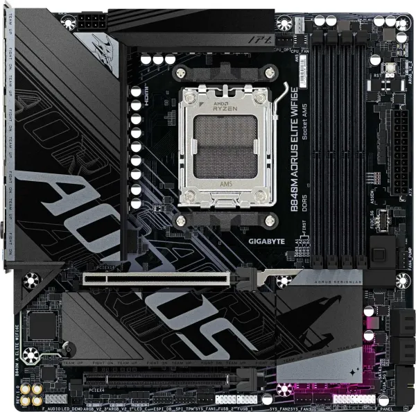 Gigabyte AORUS B840M ELITE WIFI6E, AMD B840, AM5, 4xDDR5, mATX