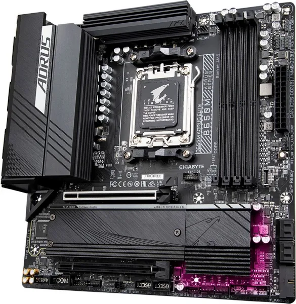 Gigabyte AORUS B650M ELITE, AMD B650, AM5, 4xDDR5, mATX