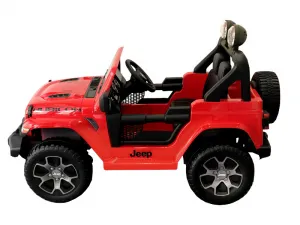 JAKS Elektrické autíčko Jeep Wrangler červené