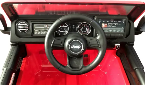 JAKS Elektrické autíčko Jeep Wrangler červené