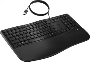 HP Inc. HP 480 Comfort Wired Keyboard - drátová ergonomická klávesnice CZ/SK