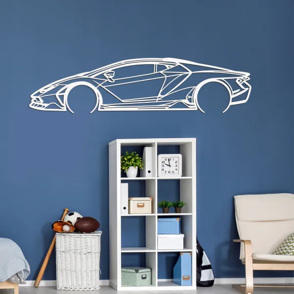 Obraz siluety auta - Lamborghini Centenario