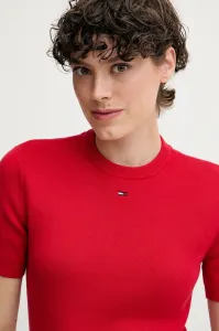 Tommy Jeans sveter s krátkym rukávom dámsky bavlnený