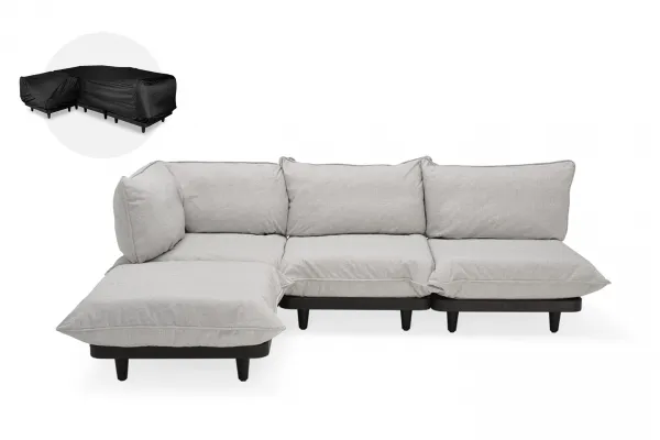 Záhradná sedacia súprava paletti set large, viac variantov - Fatboy Farba: rock grey