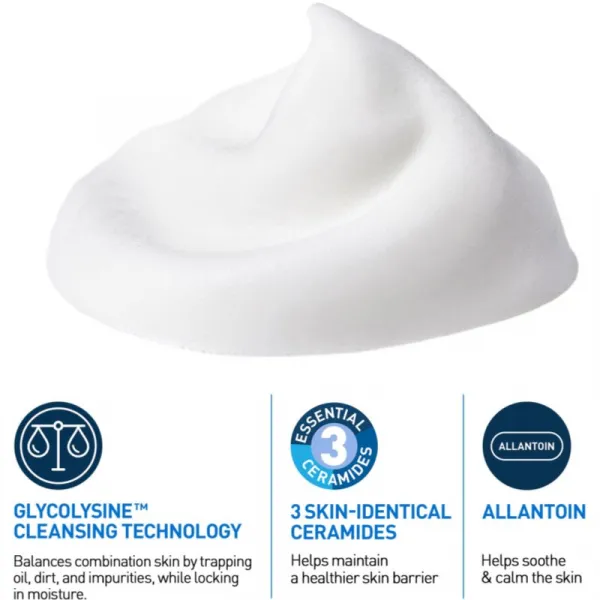 CeraVe Cleansers Balancing Air Foam Cleanser čistiaca pena pre normálnu až zmiešanú pleť 148 ml