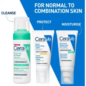 CeraVe Cleansers Balancing Air Foam Cleanser čistiaca pena pre normálnu až zmiešanú pleť 148 ml