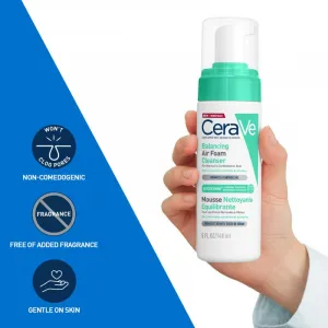 CeraVe Cleansers Balancing Air Foam Cleanser čistiaca pena pre normálnu až zmiešanú pleť 148 ml